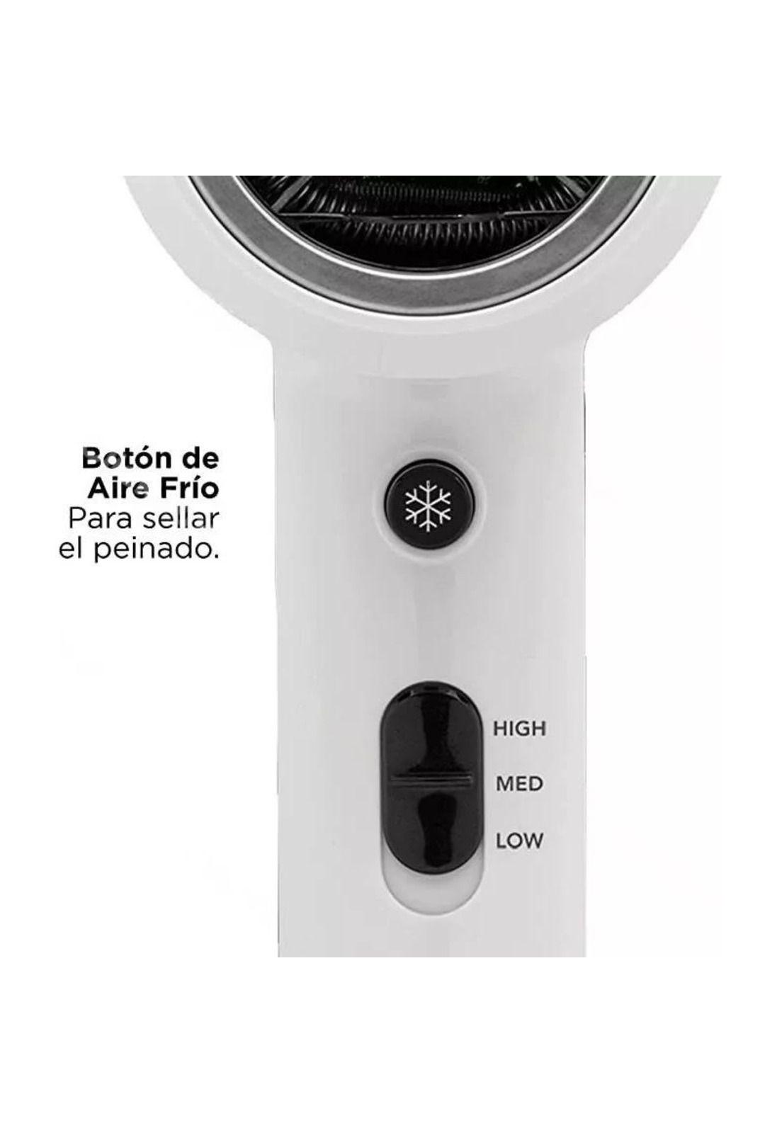 Secador Revlon 5296la2 Crystal 1875w Color Blanco-4