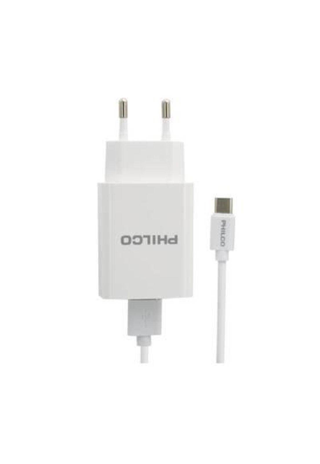 Cargador Rápido Philco USB Tipo C, Incluye Cable USB-C a Lightning-2