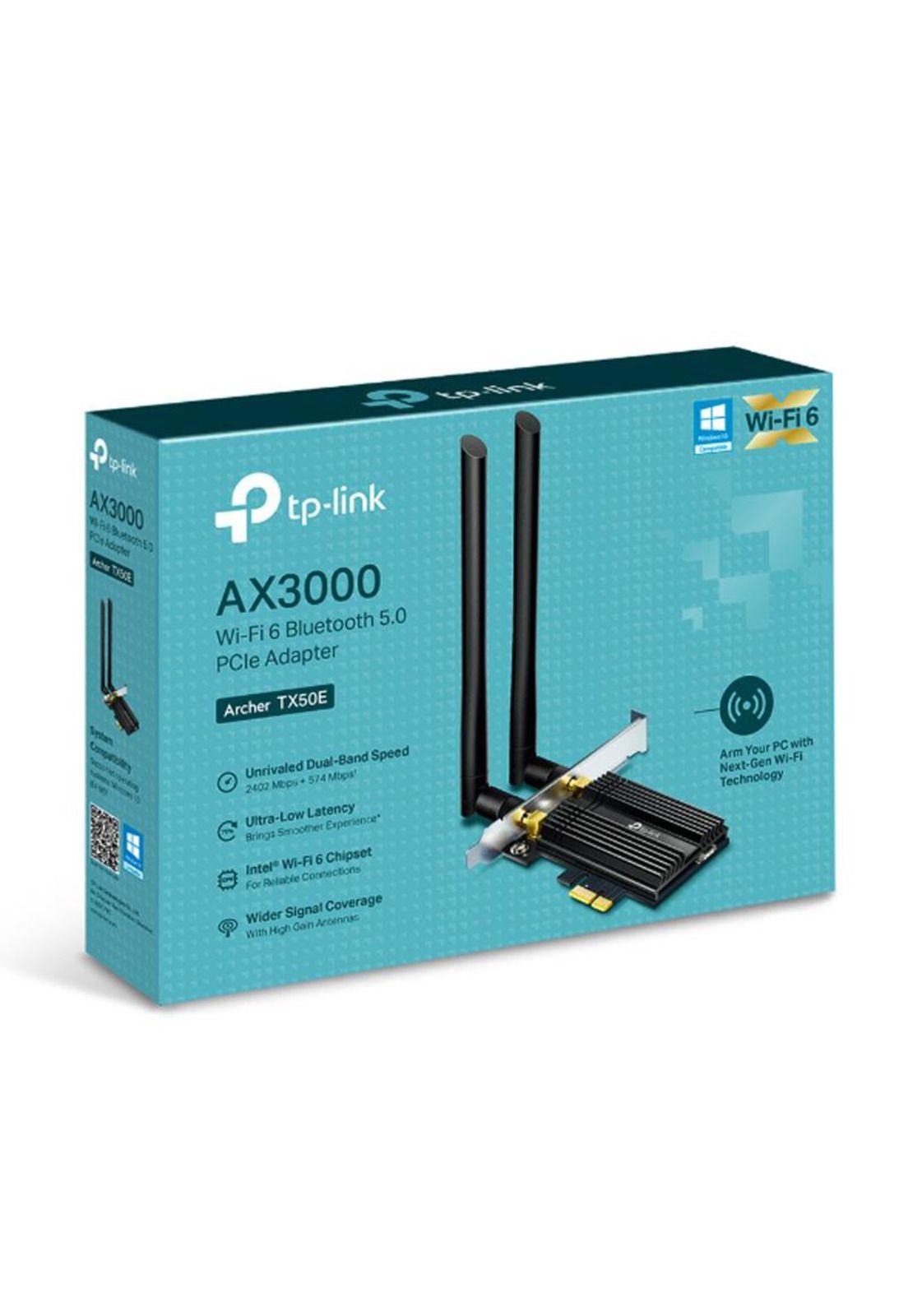 Adaptador Wi-Fi 6 Bluetooth 5.0 TP-Link Archer TX50e-3