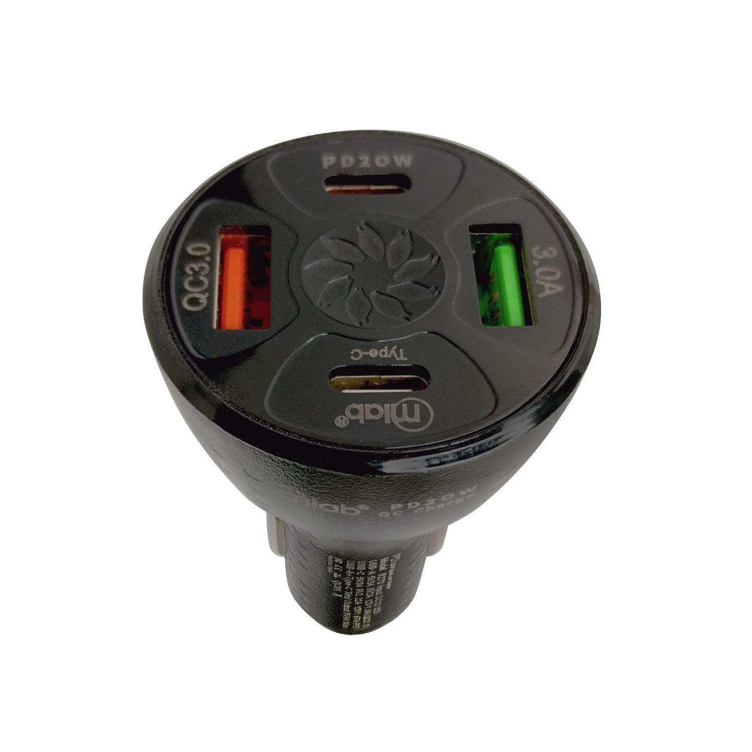 Cargador 4 Puertos USB 3.0 y PD 9273 Mlab-1