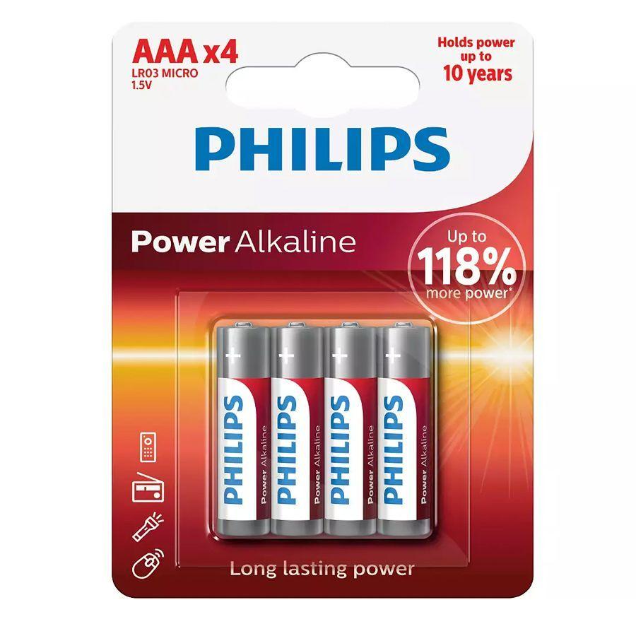 Pila Philips Lr03p4b/55 Alkaline Aaa 10PCS-2