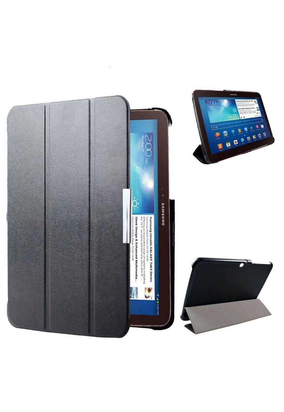 Funda Magnetica Tipo Libro 10  Galaxy Tab Negro P5100-1