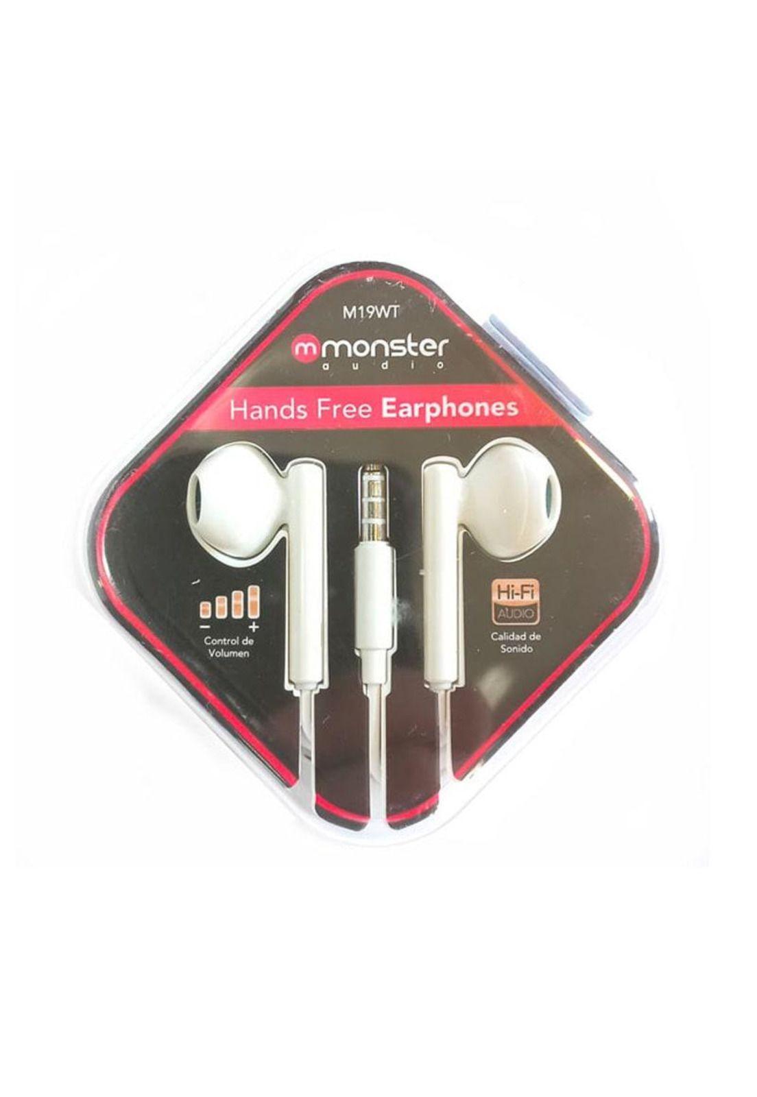 Audifonos Alambricos Manos Libres M19 Monster-2