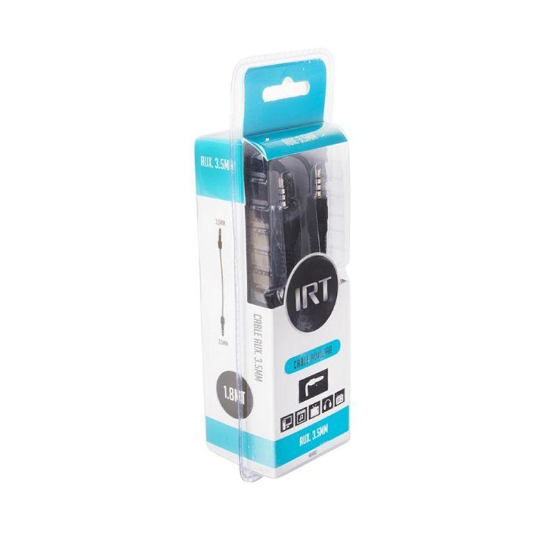 Cable auxiliar IRT de 3.5mm a 3.5mm de longitud 1.8m-2