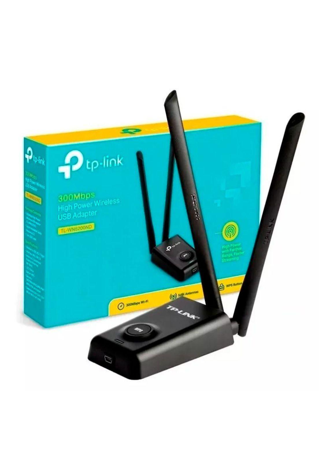Adaptador Usb Wifi Tp-LINK Tl-Wn8200nd Alta Potencia 300MBPS-5