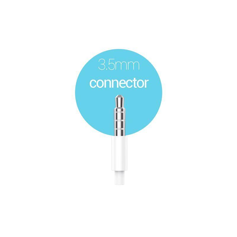 Audífonos Alámbricos In Ear Wired Blancos Mlab-2