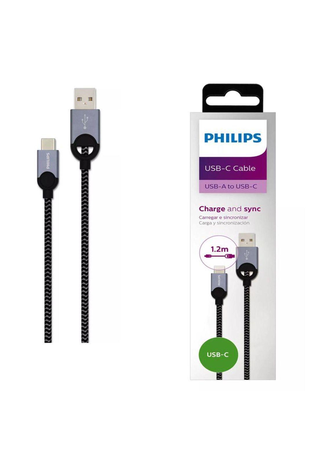 Cable USB-C a USB-C 1.2Mts Philips DLC5533C/97-2