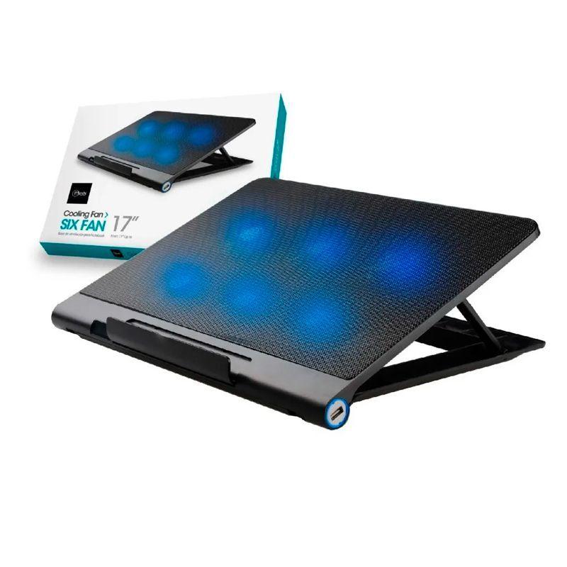 Ventilador Notebook Mlab 9037 Cooling Six Fan 17"-1