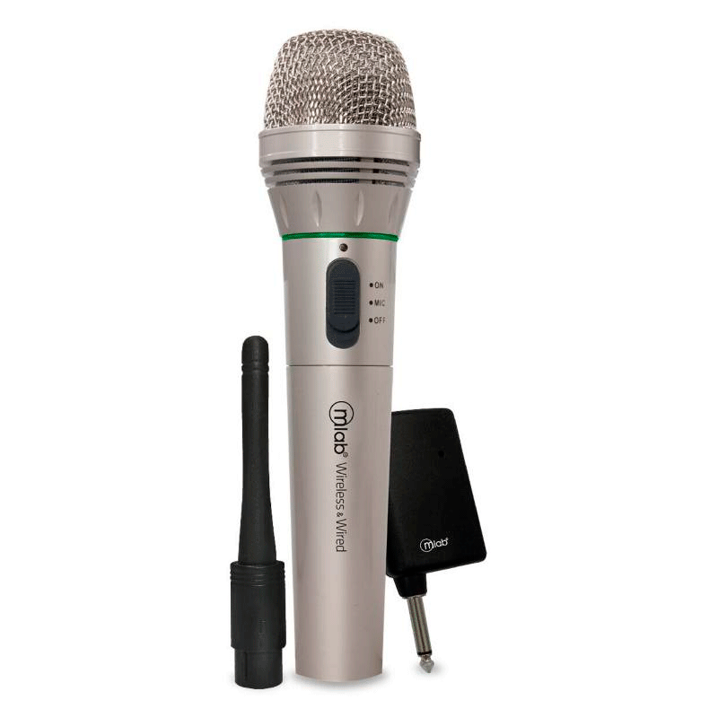 Micrófono Alambrico Dos En Uno Mlab-0