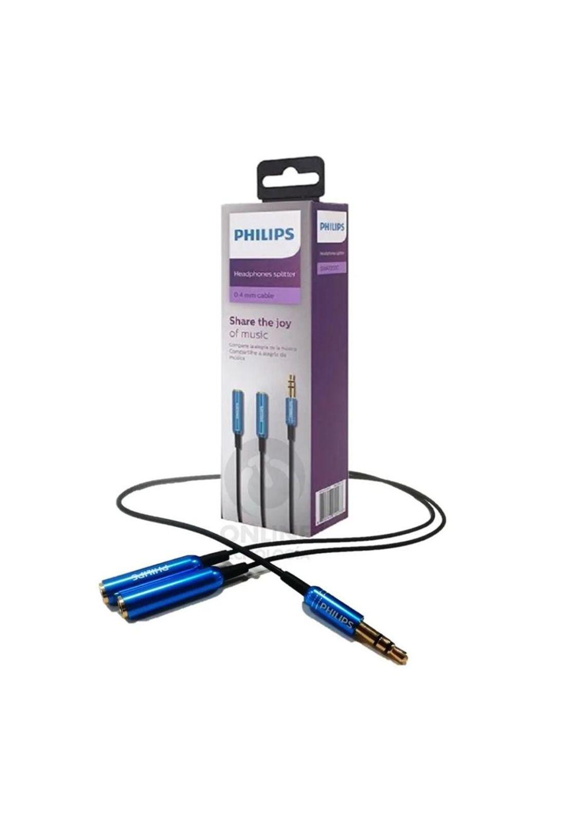 Cable Divisor de Audio Philips Auxiliar SWA7200C Splitter-5