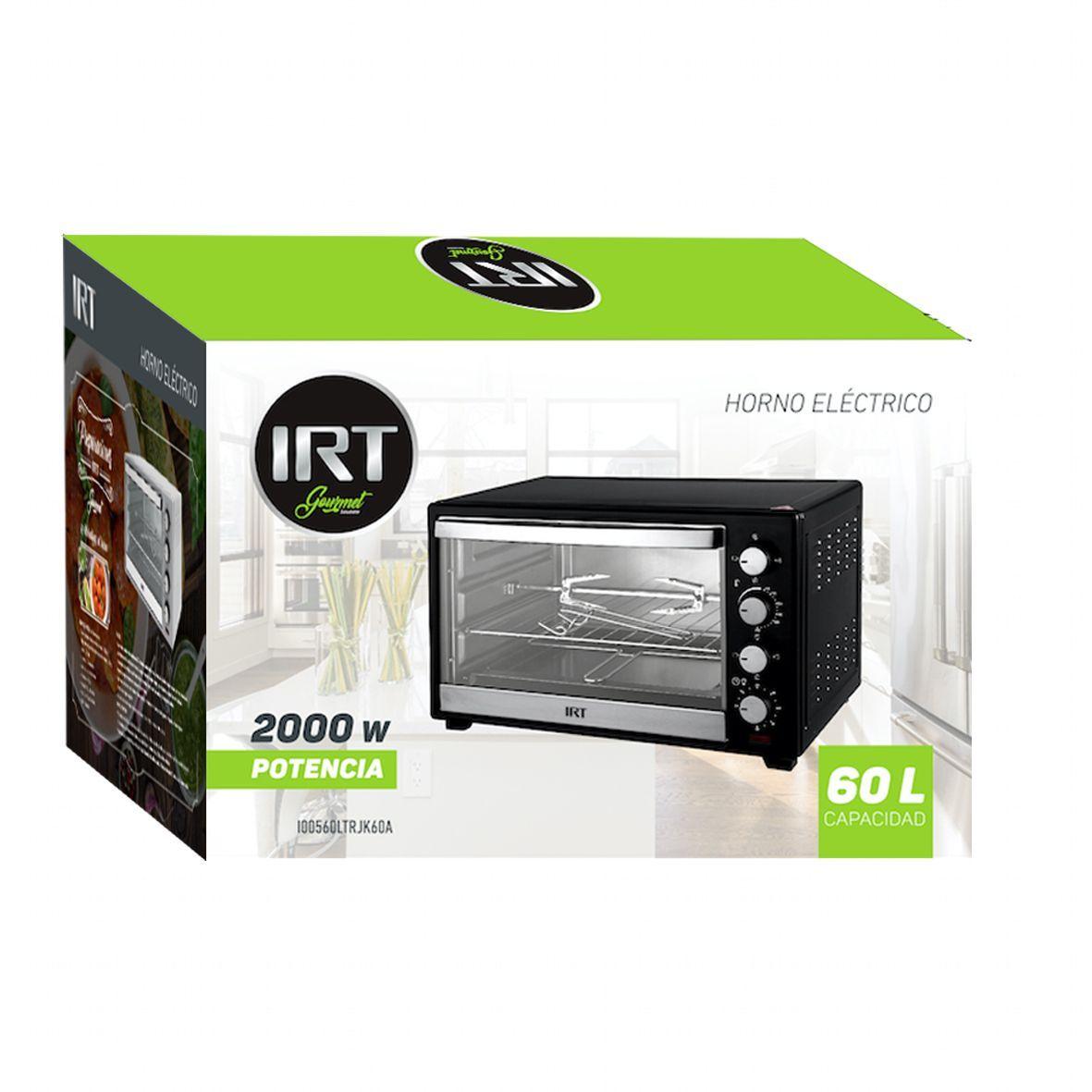 Horno eléctrico IRT con 60 litros de capacidad-2