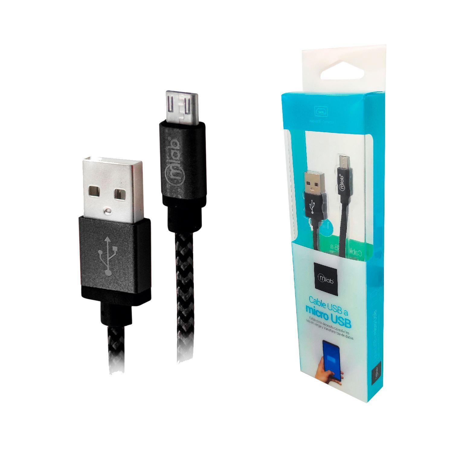 Cable Micro Usb Blindado Mlab-2