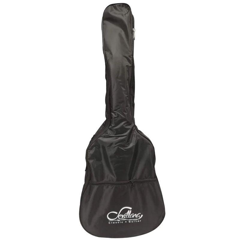 Guitarra Acústica Sevillana 30'' Con Funda Blanco Mlab-2