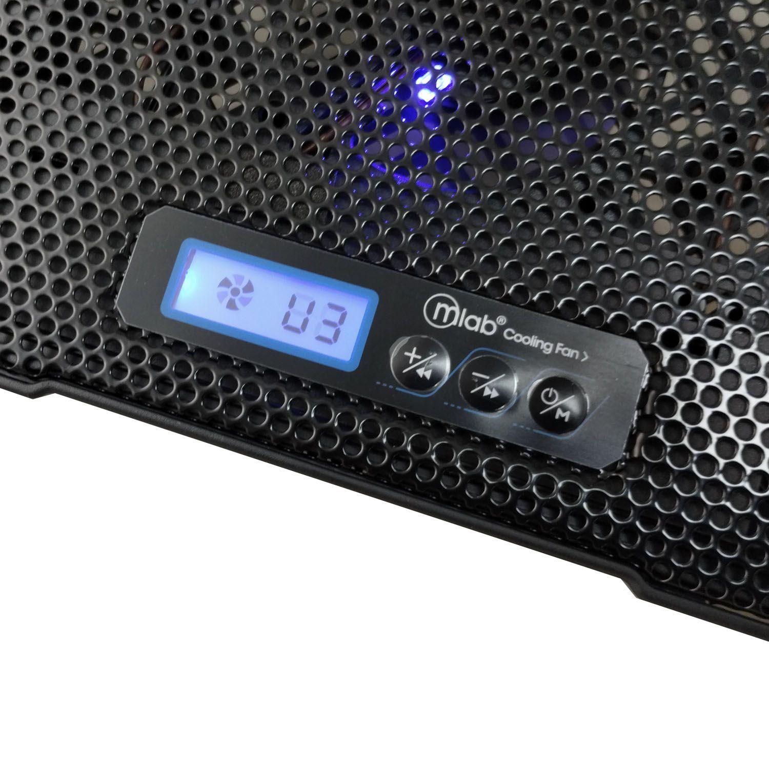 Base Ventilador notebook Six Fan 60 LCD Mlab-2