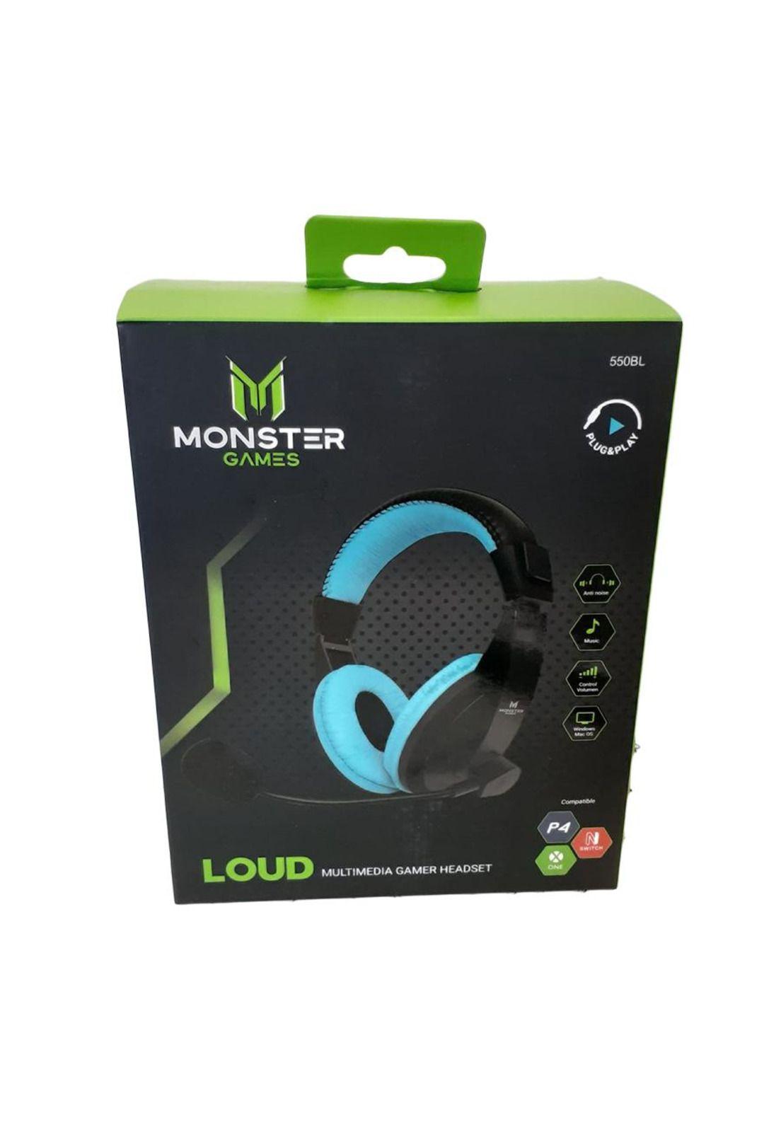 Audífonos Gamer Monster Para Ps4 xbox One Switch In-Ear-3