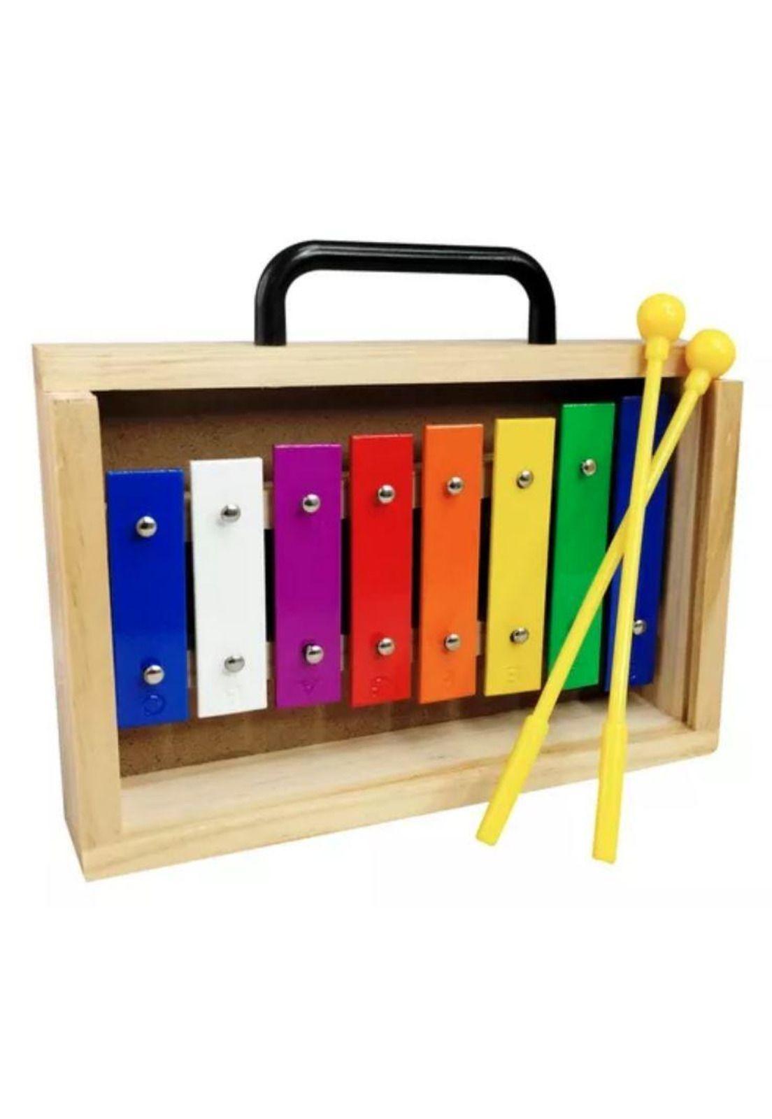 Metalófo Niños Nutech 8 Notas Colorido-2