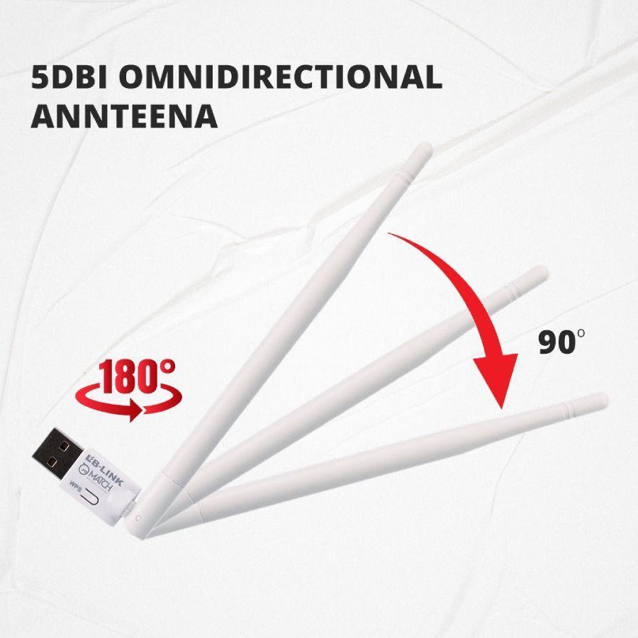 Adaptador USB inalámbrico  WN155A 150Mbps LB-Link-2