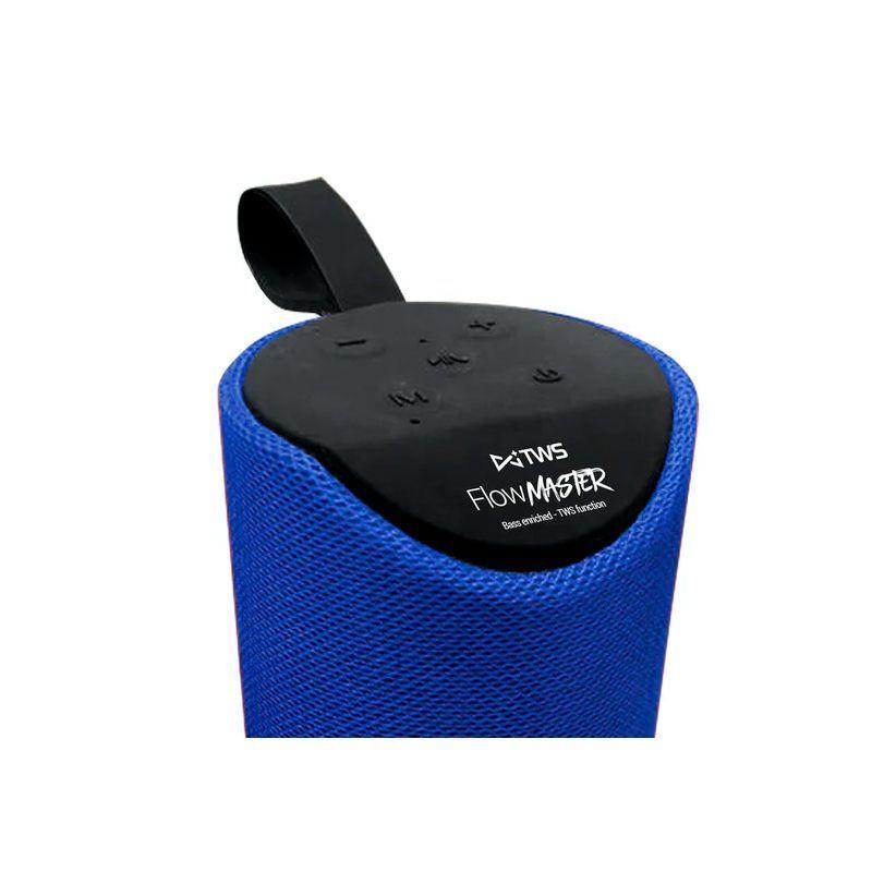 Parlante Mlab Flow Master 8859 Bluetooth Usb Fm Azul-3