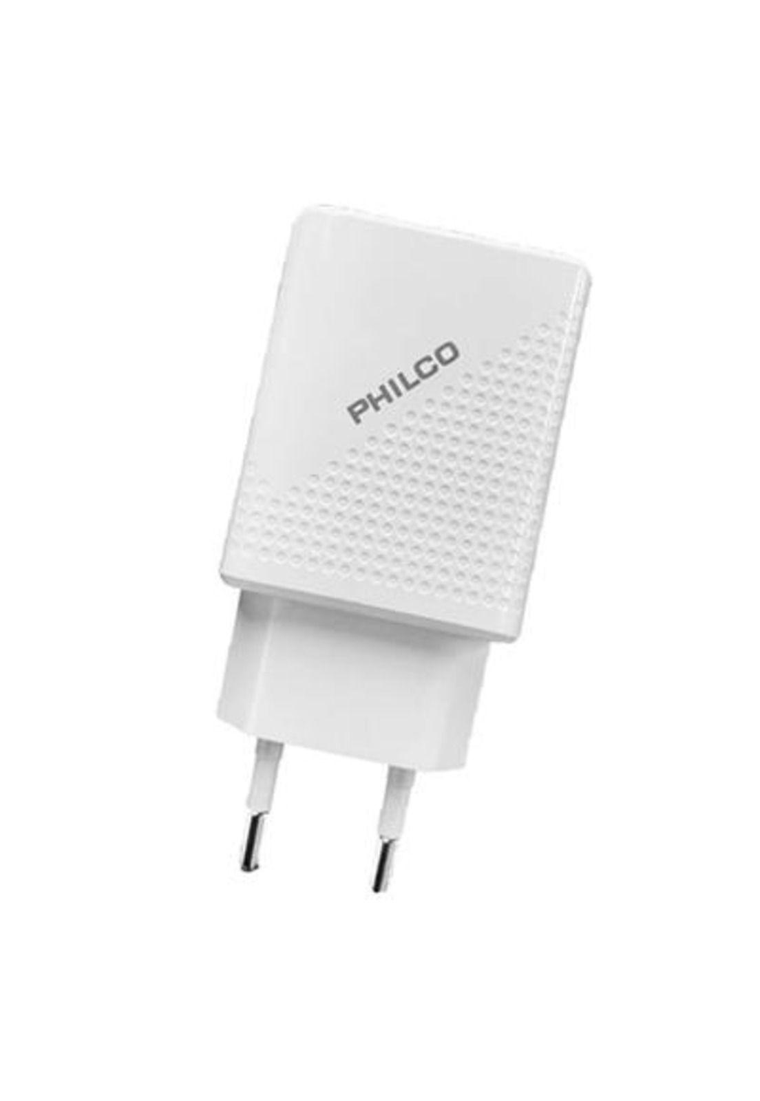 Cargador de Pared Qualcom carga Rapido Philco Puerto Tipo-C-1