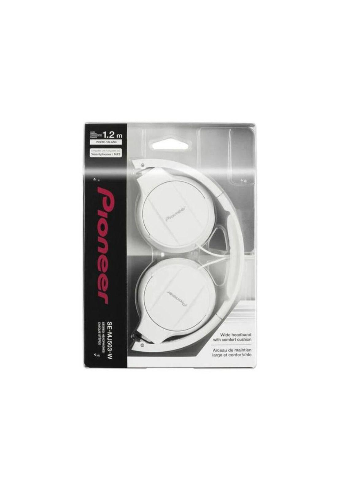 Audífono On Ear Pioneer Se-mj503 Color Blanco Fx-2