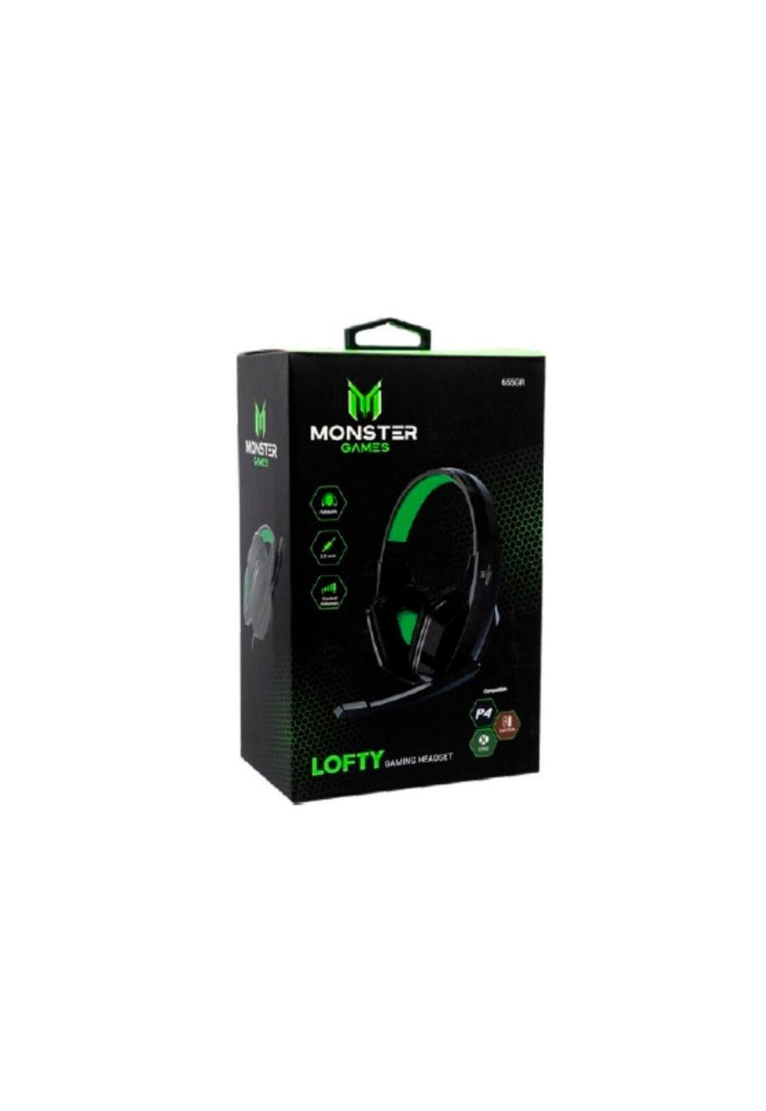 Audífonos Gamer Lofty Monster Games Micrófono integrado Over-ear-2