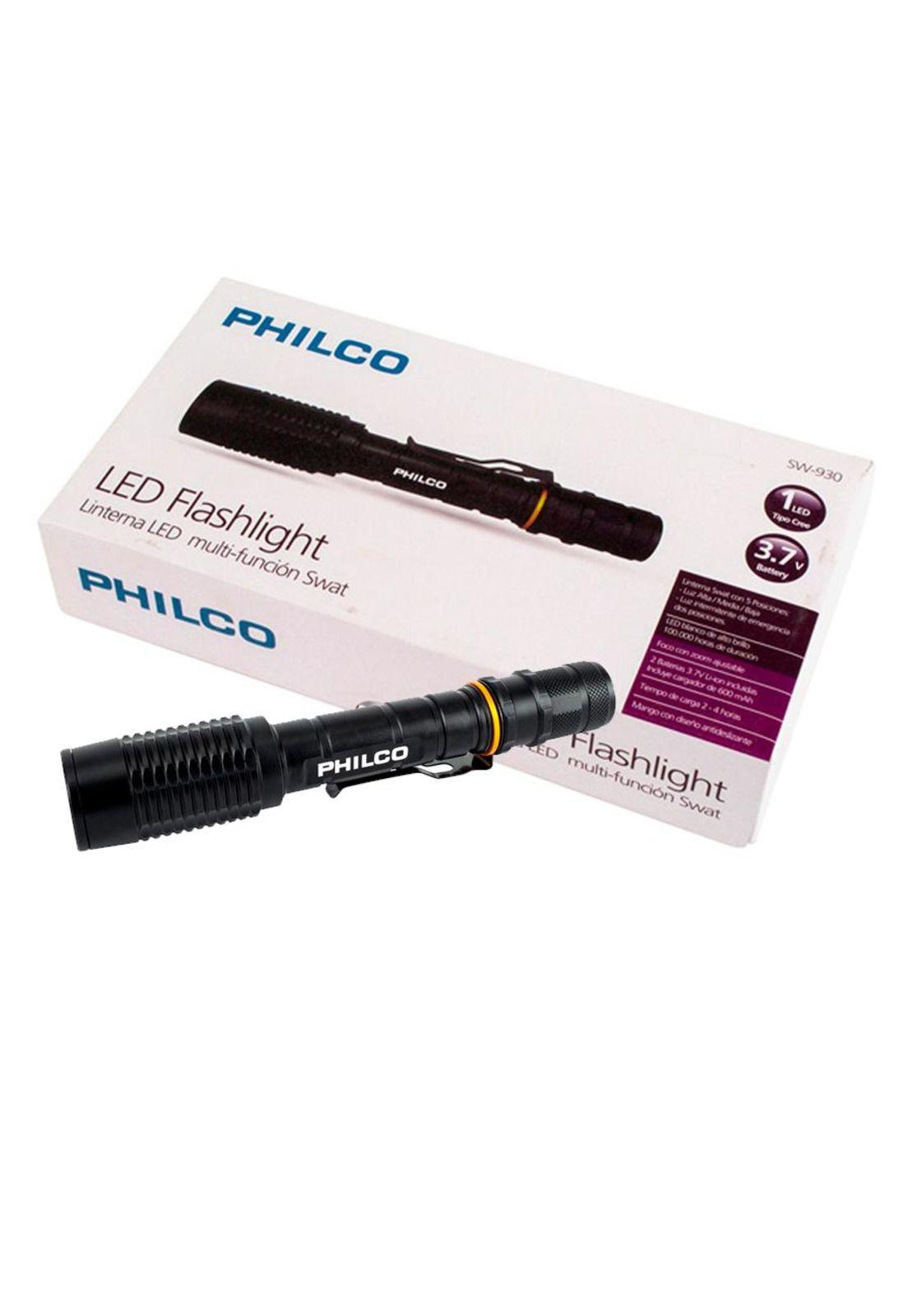 Linterna Swat Recargable Philco 180 Horas Zoom 5 modos de Luz-3