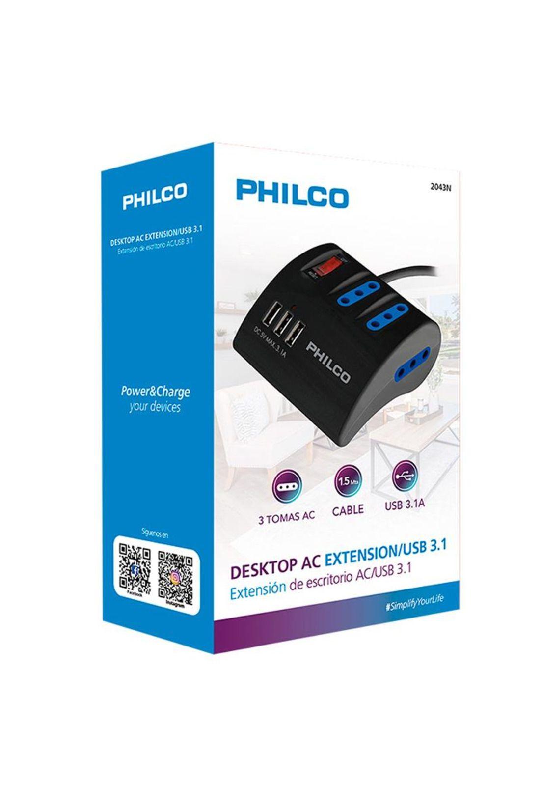 Extensión de Escritotio USB Philco-1