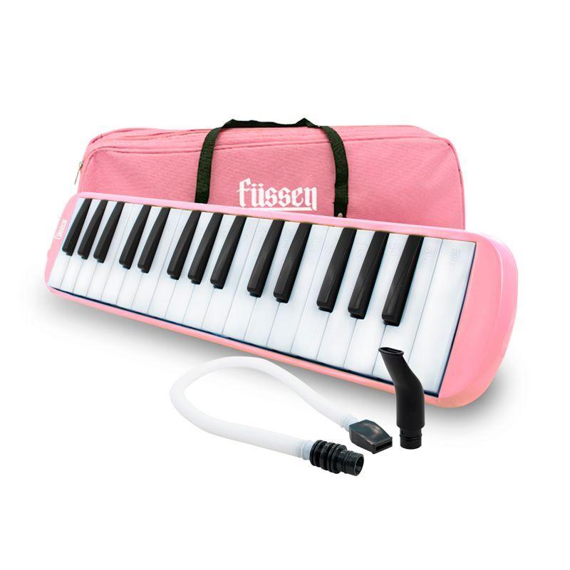Teclado de viento portátil de 32 notas: Melódica Fussen Rosa-0