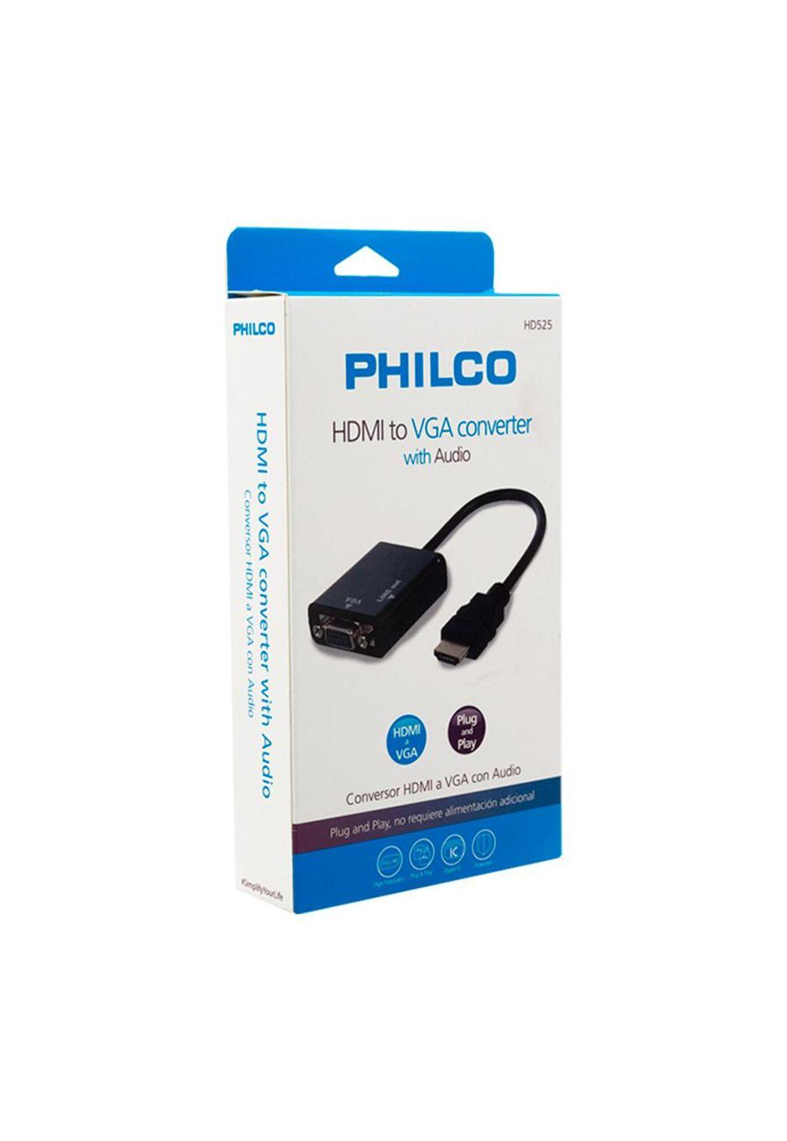 Conversor Digital Philco HDMI A Vga Audio-2