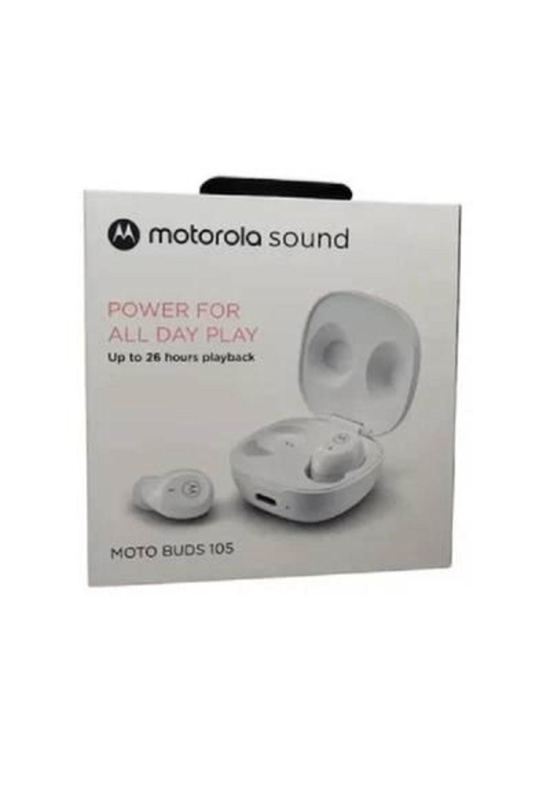 AUDIFONO MOTOROLA MOTO BUDS 105 TRUE WIRELESS BLANCO-1
