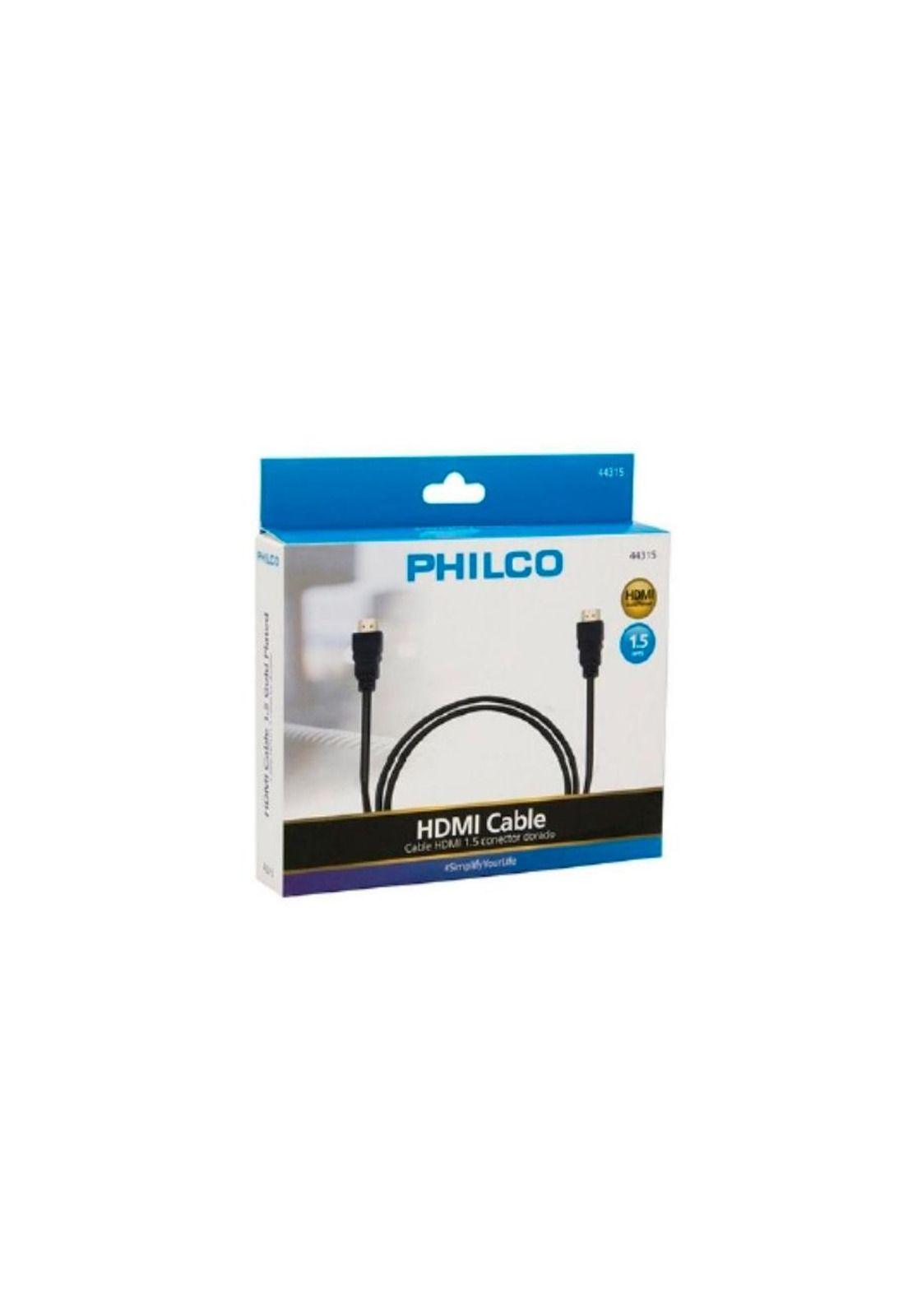 Cable Philco Hdmi 1.5m Conector Dorado-2