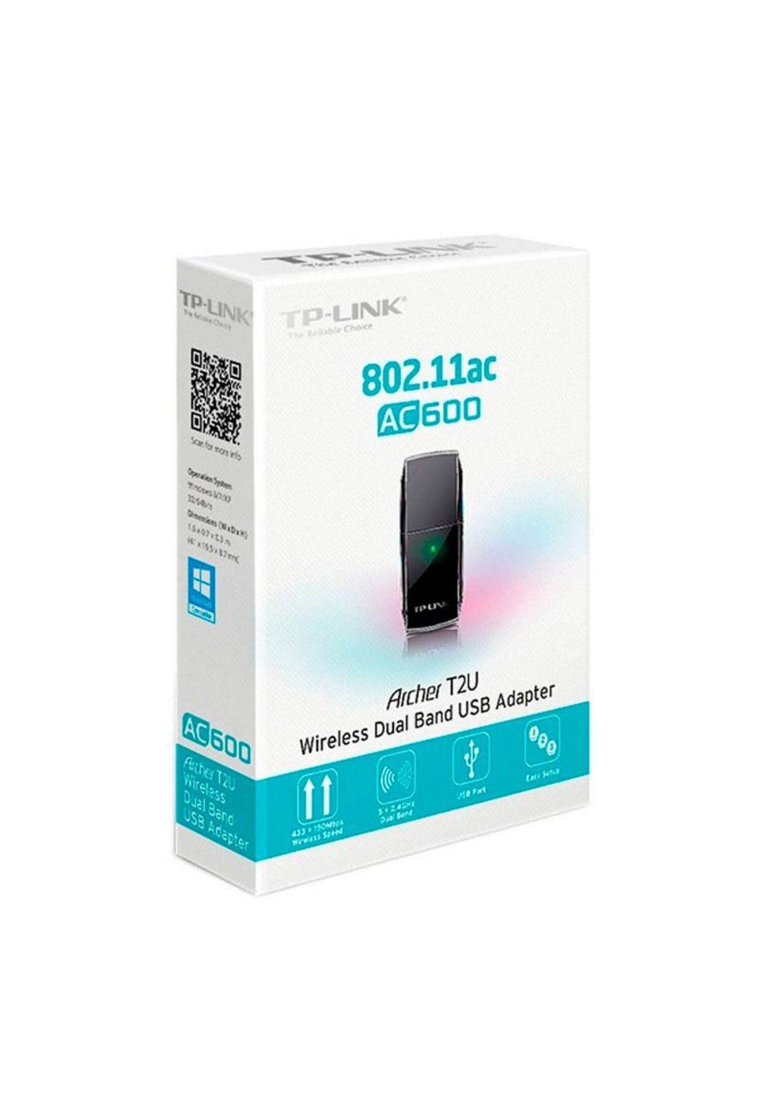 Adaptador Usb Inalámbrico Wifi Tplink T2u Doble Banda Fx-2