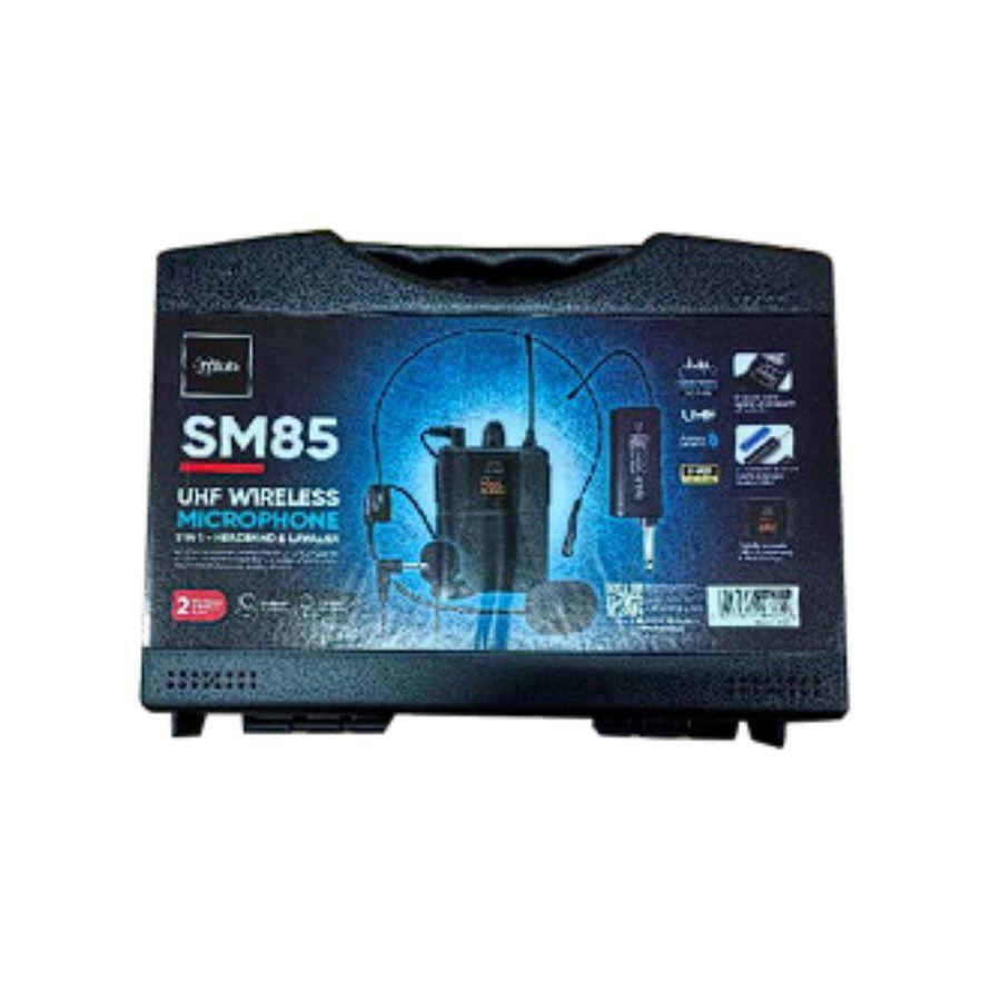 Micrófono Inalámbrico Uhf 2 En 1 Portátil Cintillo + Lavalier   Mlab-1