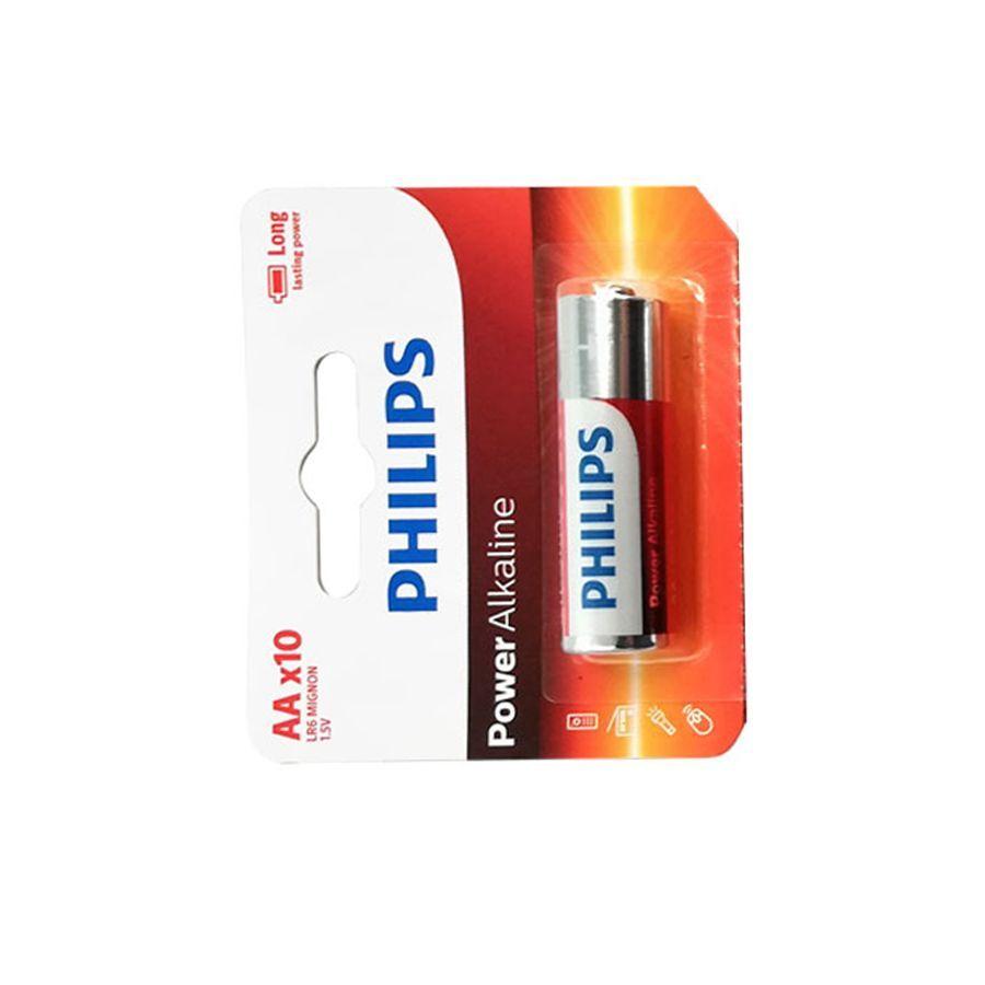 Paquete de 10 pilas alcalinas AA Philips-0