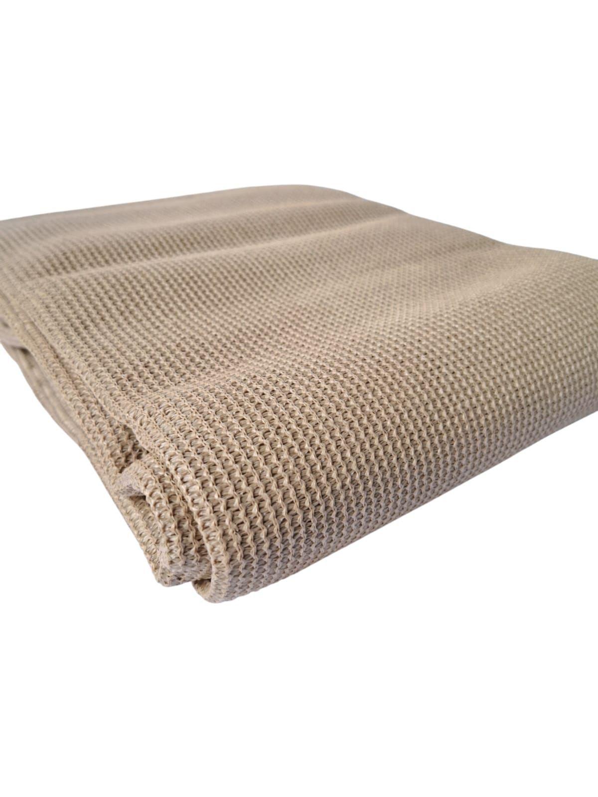 Malla Raschel 90% Beige Café Kit 5 Metros Largo x 4.20 Ancho-2