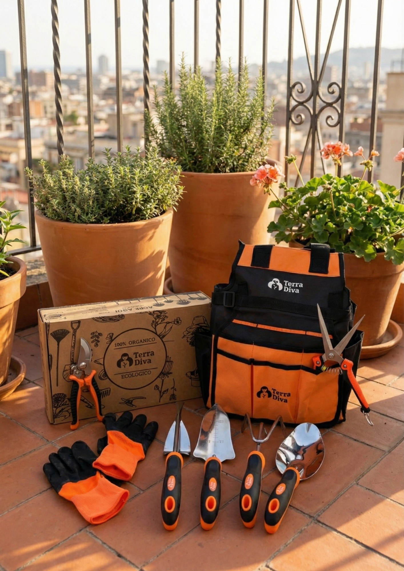 Kit Jardinería Herramientas Manuales Modelo Rayen 9 componentes-5