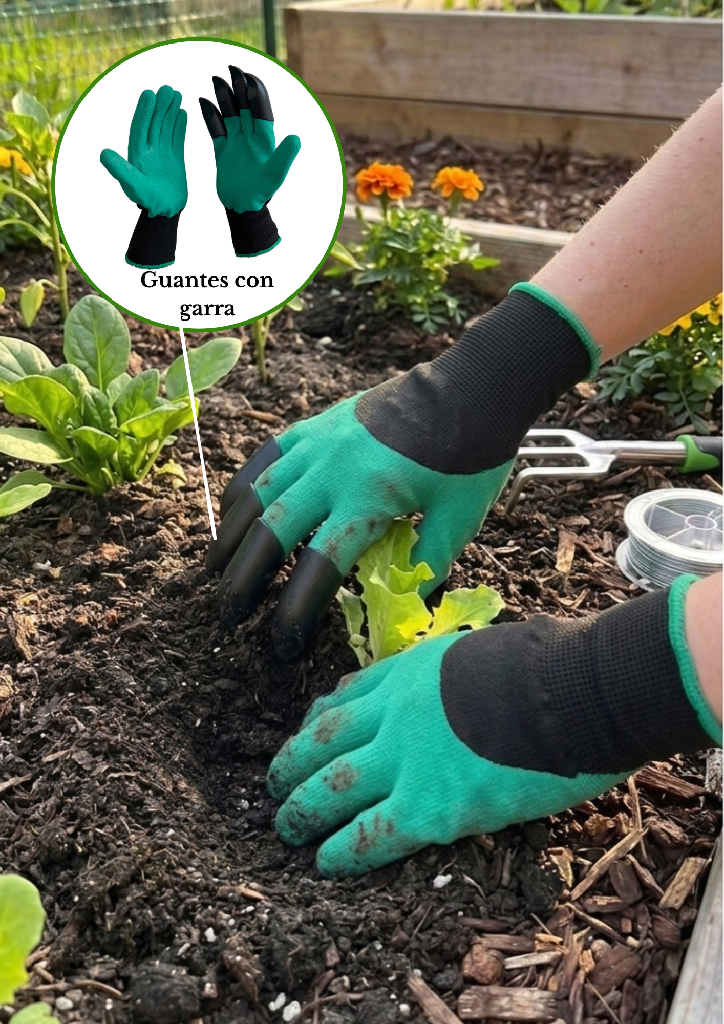 Kit Jardinería Herramientas Manuales Millaray 10 componentes-6