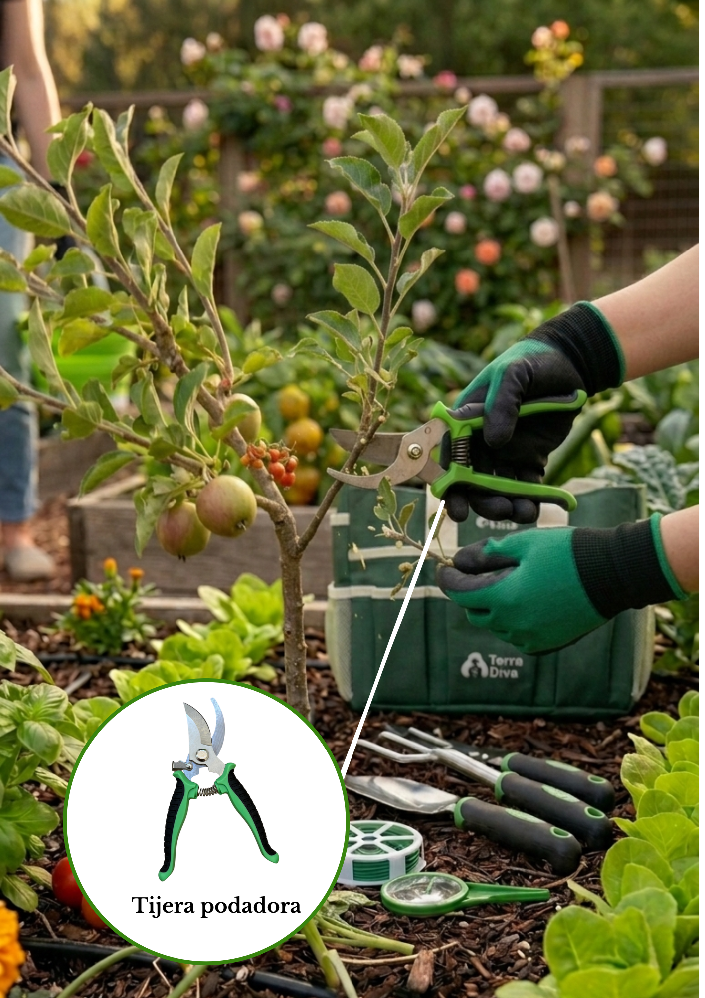 Kit Jardinería Herramientas Manuales Millaray 10 componentes-7