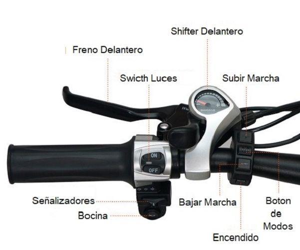 Ebike Shengte 26x4 Black -3