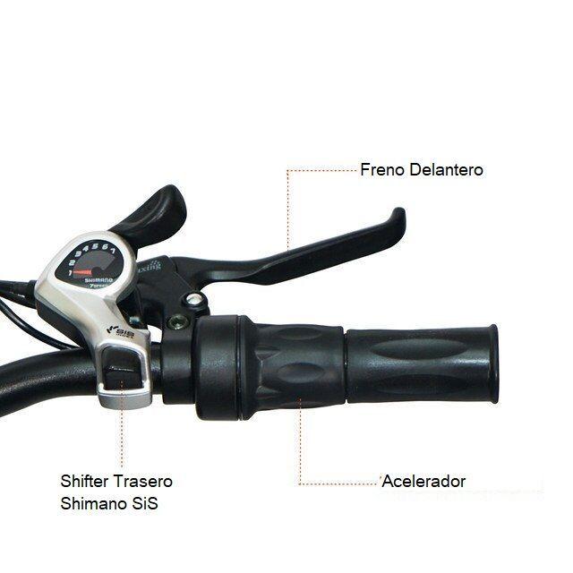 Ebike Shengte 26x4 Black -4