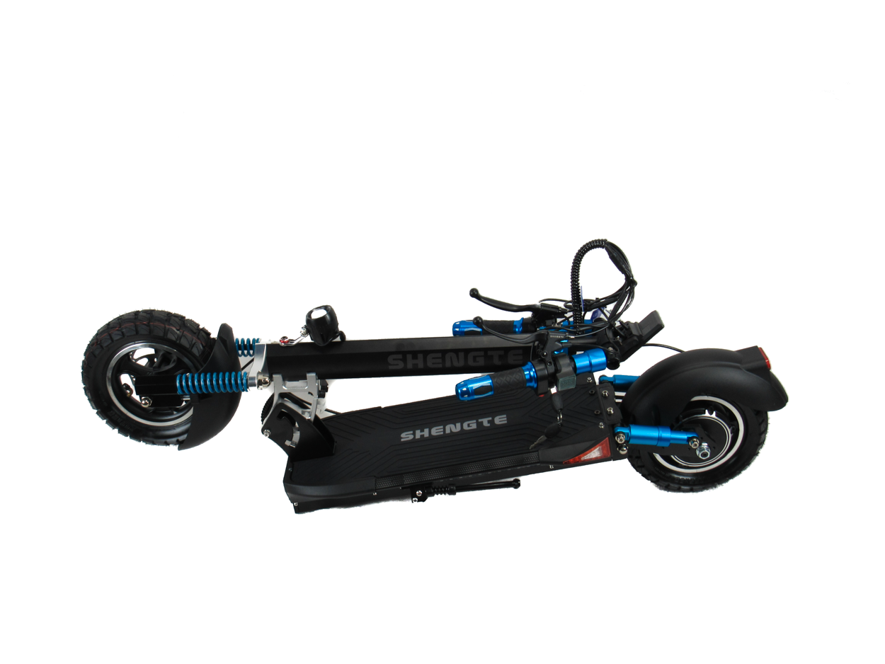 Scooter Shengte 1600w 15A Dual Suspension NFC Blue-2