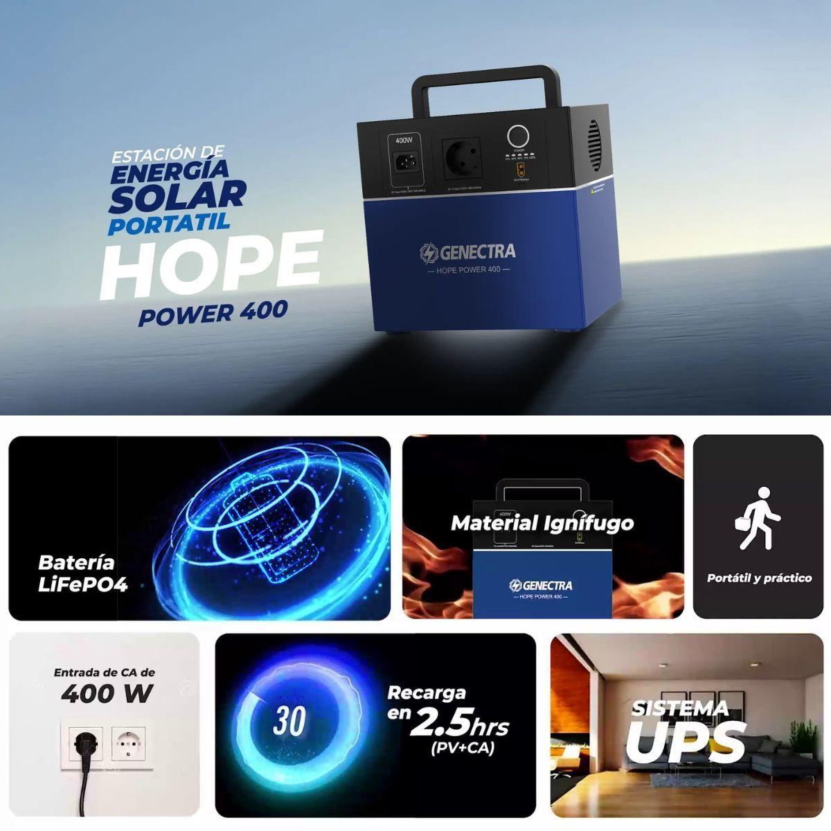 Estaci n De Energ a Solar Port til Hope Power 400-5