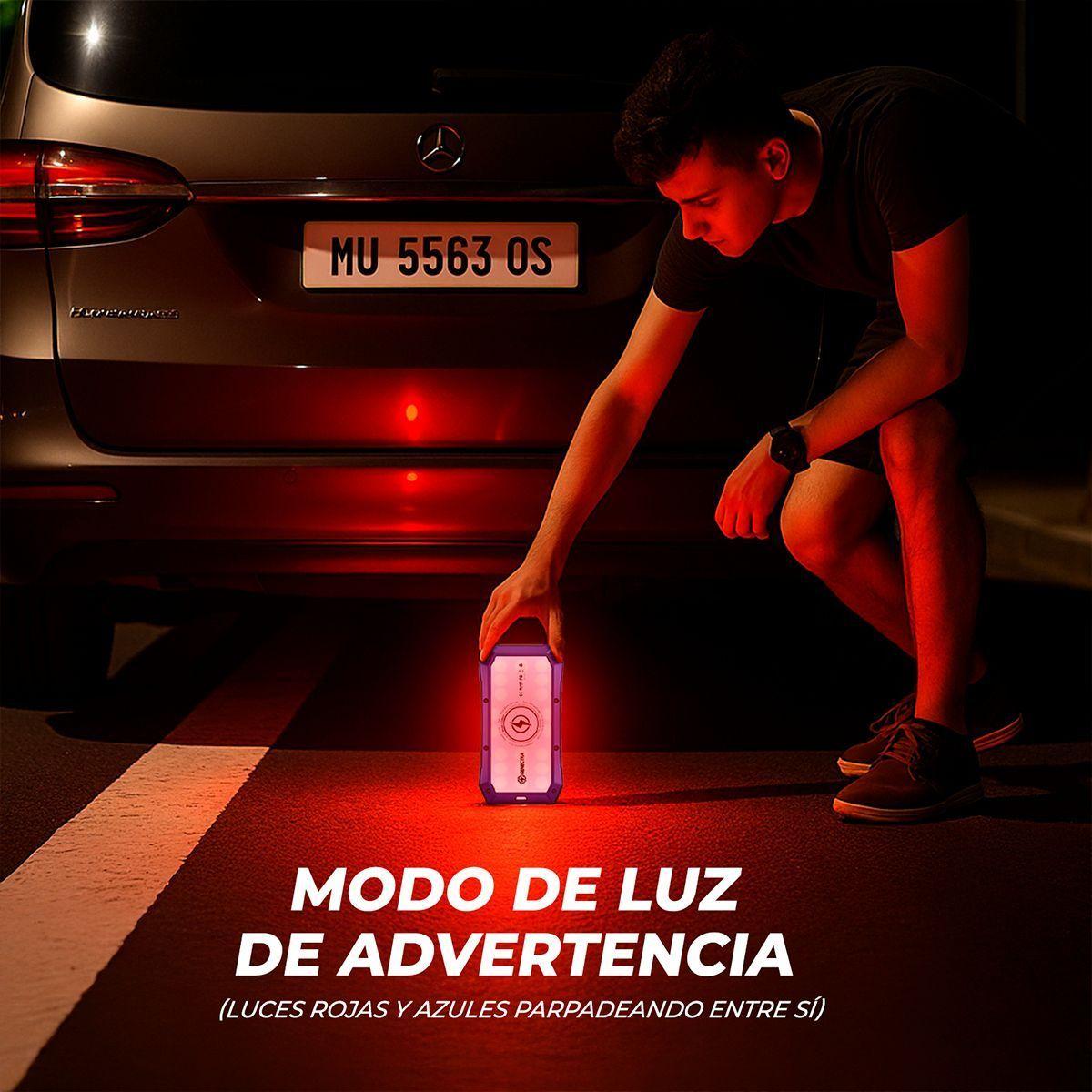 Power Bank Bateria Solar Cargador Portátil 20.000mah Azul-8