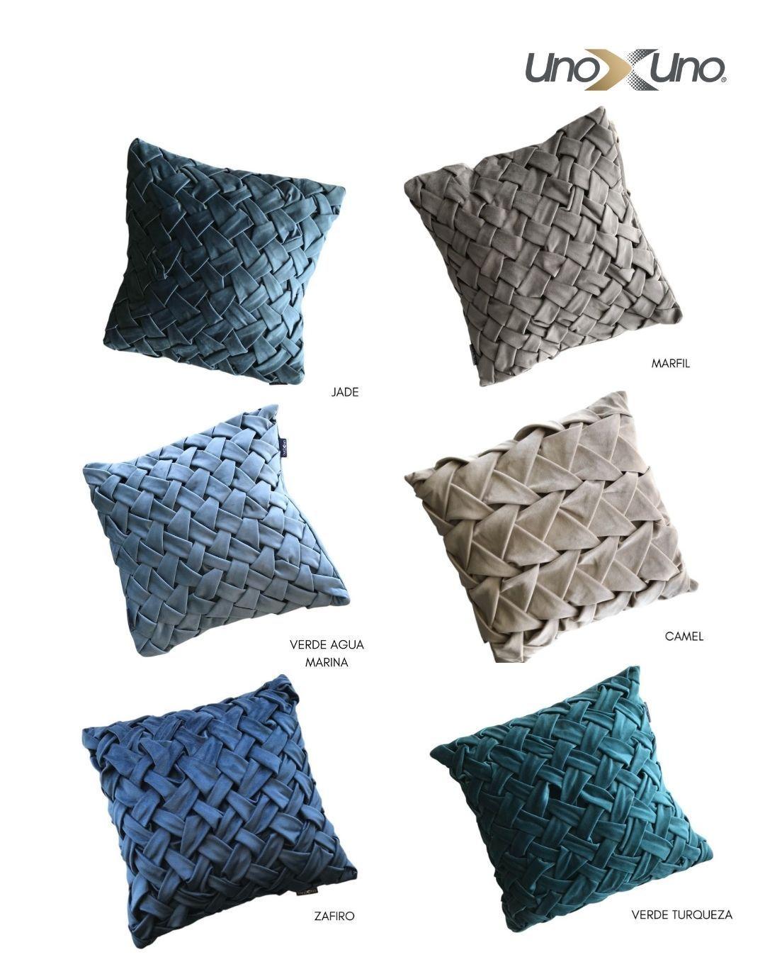 Cojin 45 x 25 Poetic Color Verde Turquesa-1