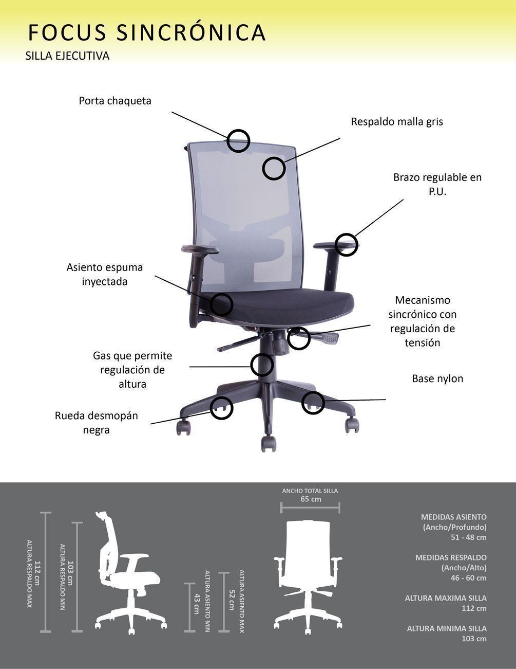 Silla ejecutiva escritorio Weiss Fussen-4