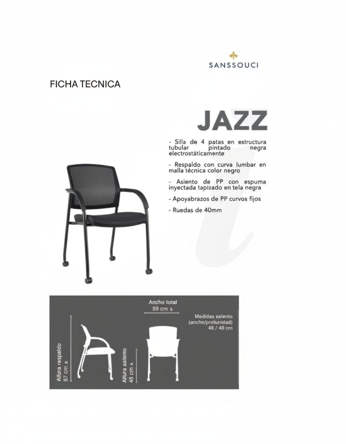 Silla de Visita escritorio Jazz-5