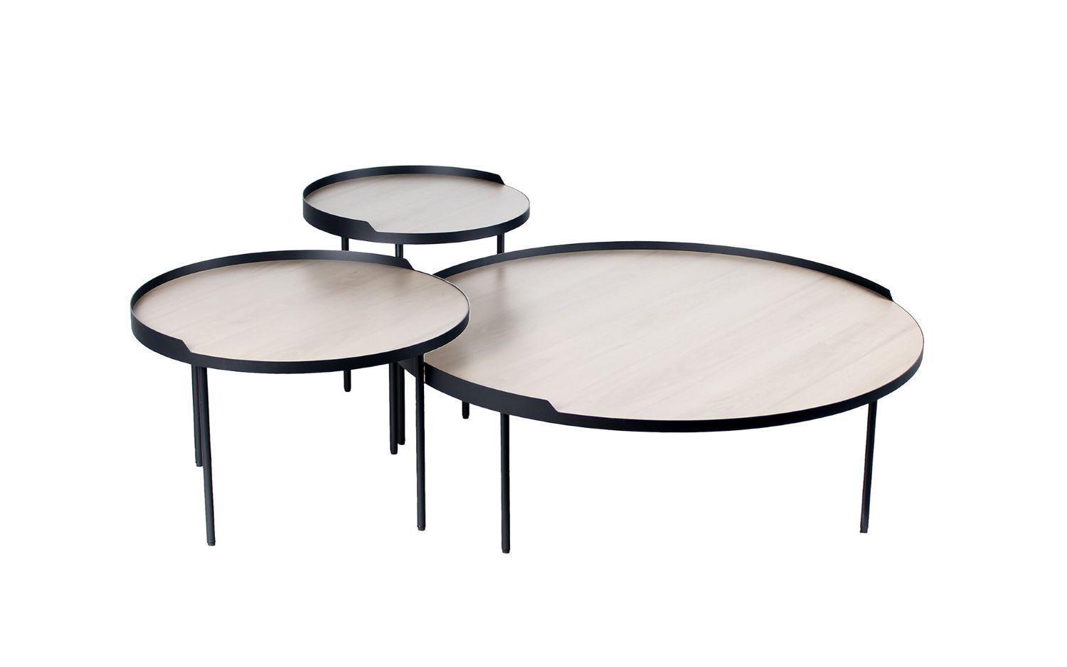 Mesa de diseño Orion Redonda Peral 45cm-3