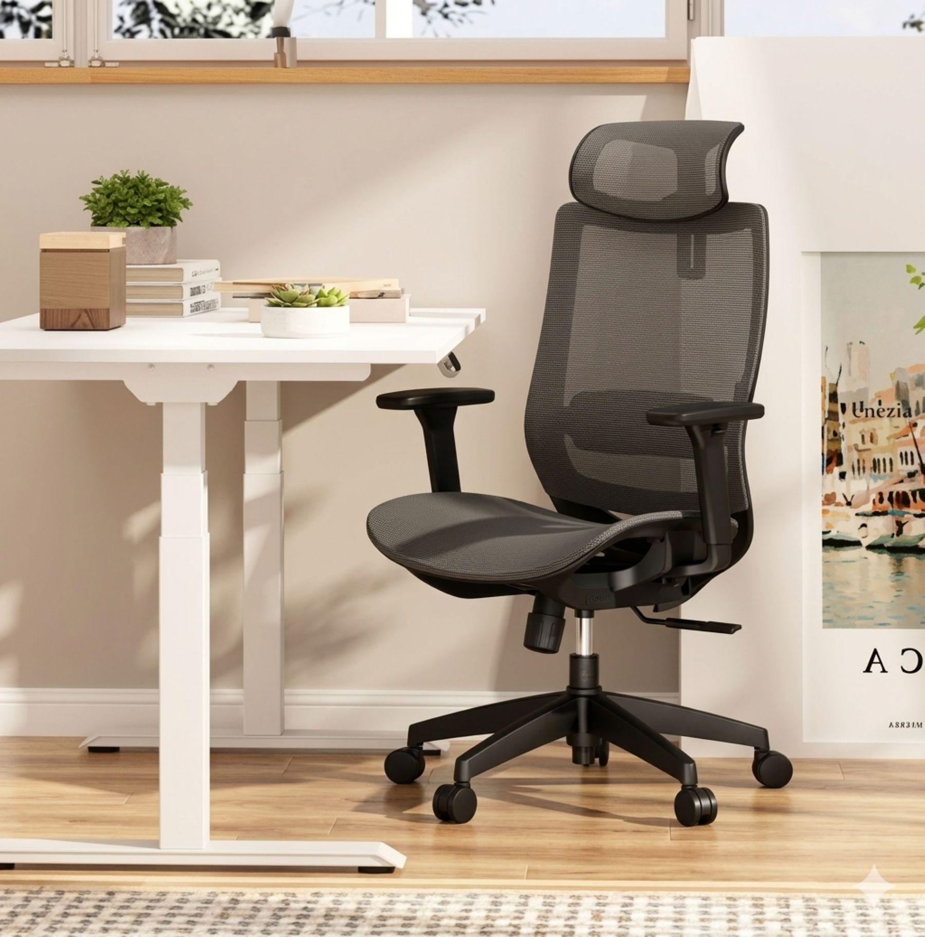 Silla Apolo Ergonomica Cabecero Brazos 3D y Desplazador-4
