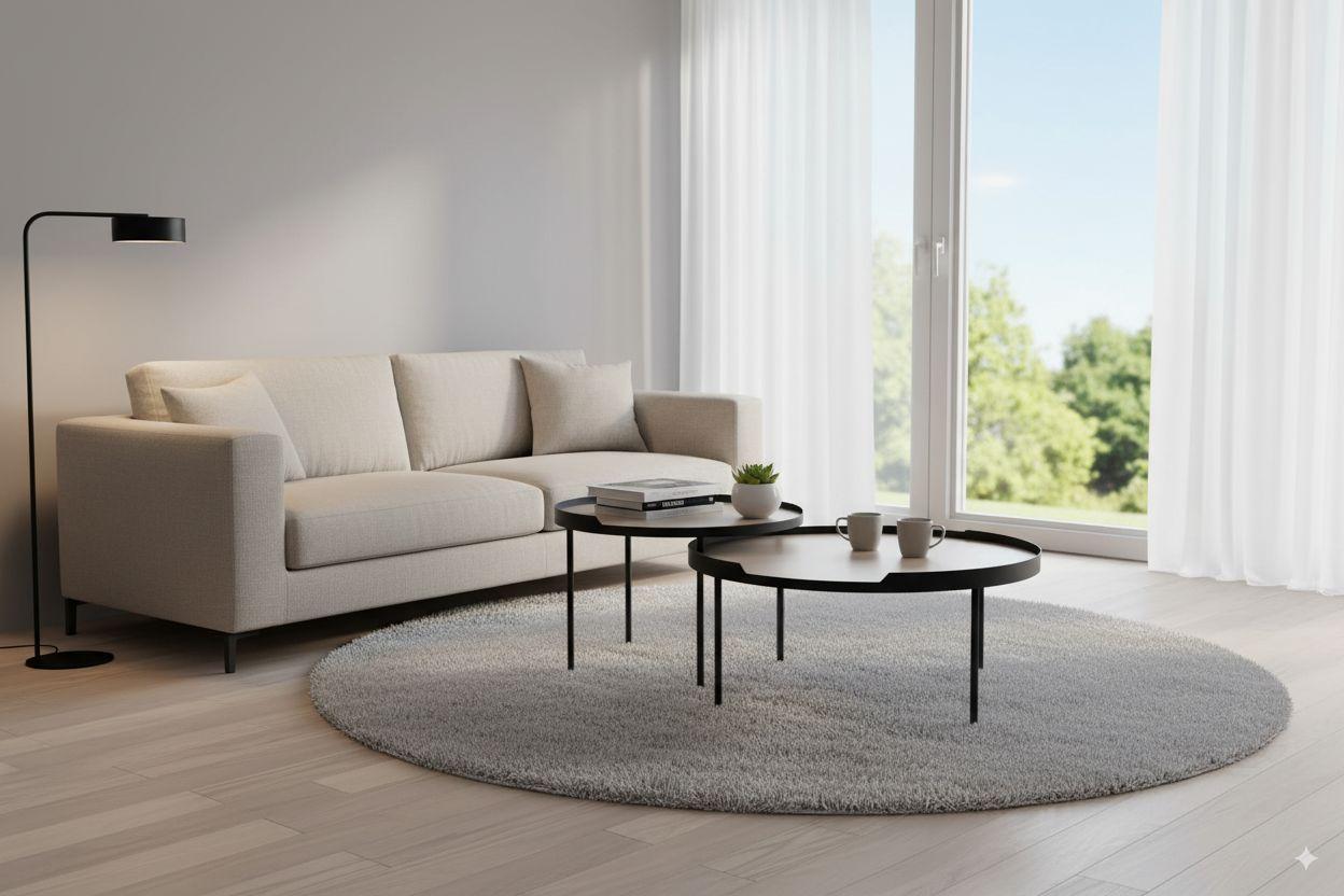 Mesa de diseño Orion Redonda Peral 100cm -2