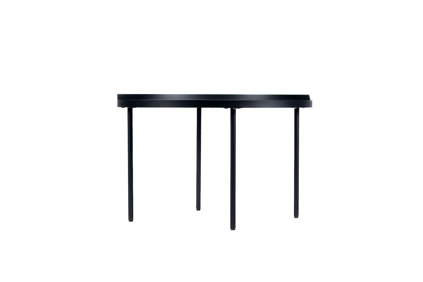 Mesa de diseño Orion Redonda Negra 60cm-2